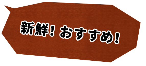 新鮮！おすすめ！